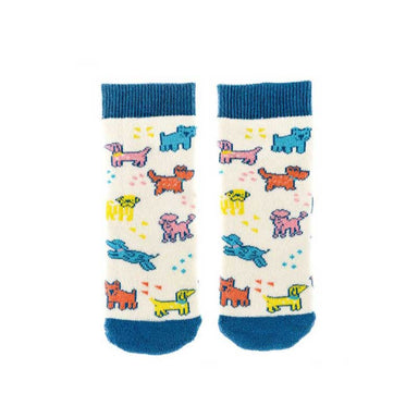 Squelch Wellies Tots Socks - Pastel Poodles | Squelch Wellies- Evercreatures® Official