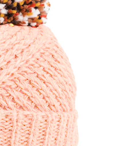 Stella Chunky Knitted Pom Pom Hat - Cream | Evercreatures- Evercreatures® Official