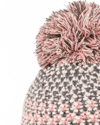 Girls Tiana Knitted Bottle Hat - Grey | Evercreatures- Evercreatures® Official