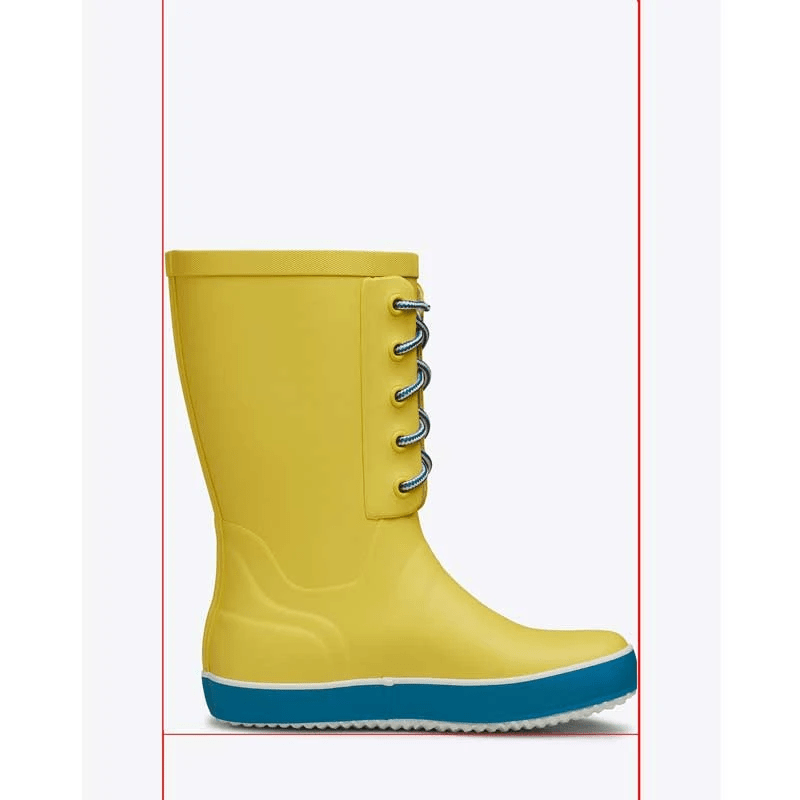 Viking Footwear Mens Retro Logg Rubber Boots - Yellow | Viking Footwear- Evercreatures® Official